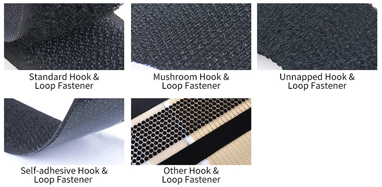 100% Polyester Nylon Hook and Loop Fastener Tape Hook &amp; Loop Sample Customization