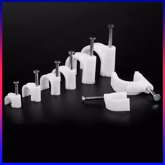 4mm Square Nail Clip Flat Cable Clips