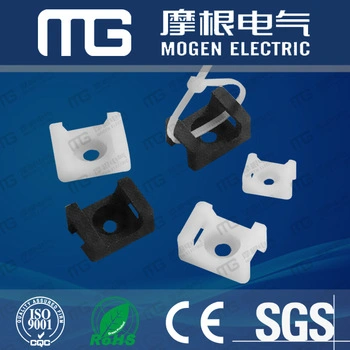 Plastic Saddle Cable Tie Mount