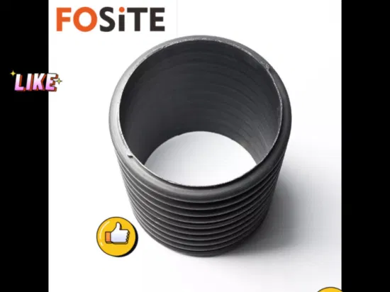 Fosite Plastic Black Polyethylene Drainage Culvert HDPE Double Wall Corrugated Pipe Price